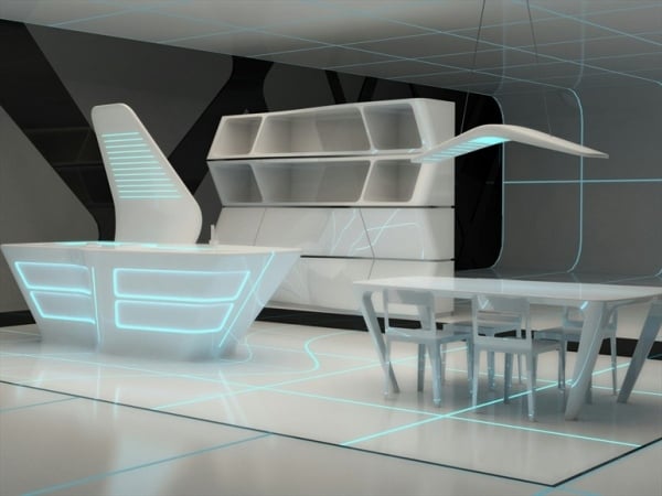 futuristische küchen designs von ernestomeda tron design