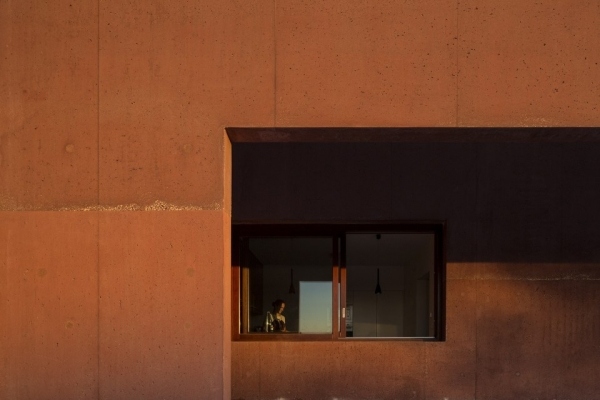 haus minimalistische architektur in portugal fenster