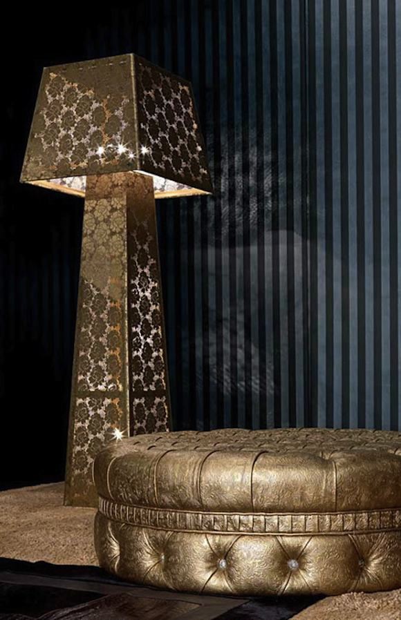 Italienische Designer Stehleuchten - Schicke Lampenschirme aus Spitze
