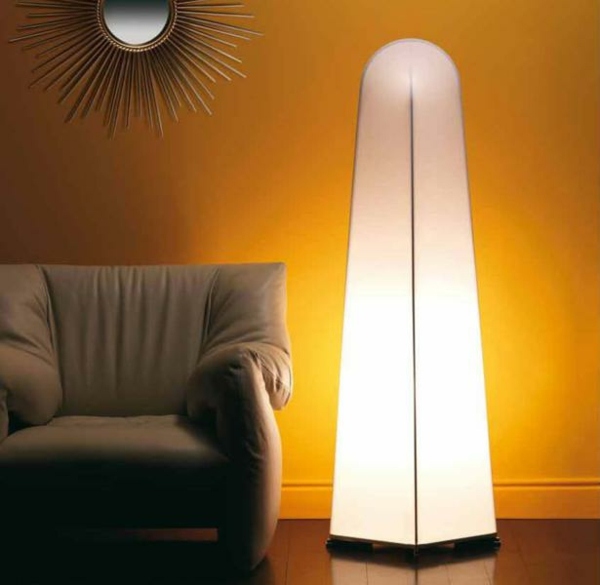 japanische Stehlampe Design Feng Shui Wohnzimmer