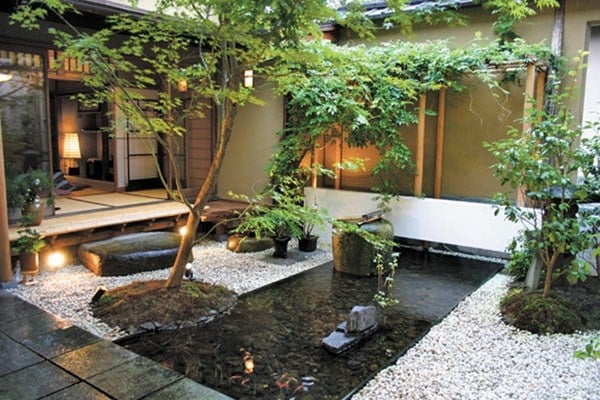 japanischer Garten Teich 