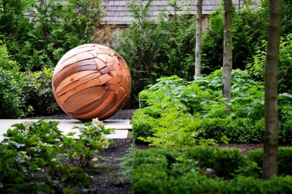 kreative Garten Deko Kugel 