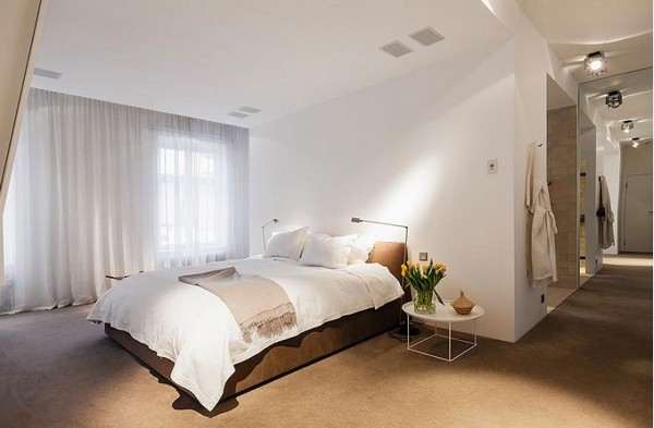 luxus maisonette mit exklusivem interieur schlafzimmer
