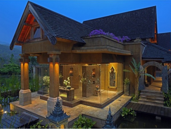 luxus resort in thailand glaswände