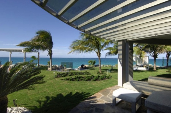 luxus ferienhaus in der karibik schöne aussicht