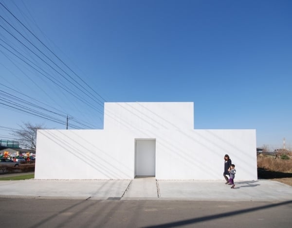 minimalistische architektur schlichtem design fassade