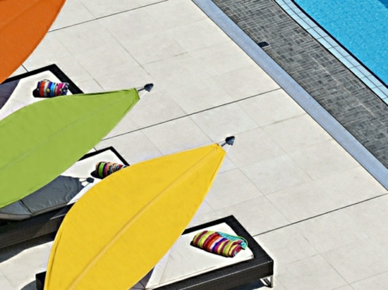 moderne Sonnenschirme farbige-Lotus 