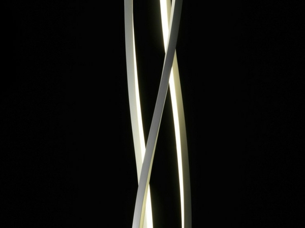 Metallrahmen Stehlampe Detail LED-Beleuchtung