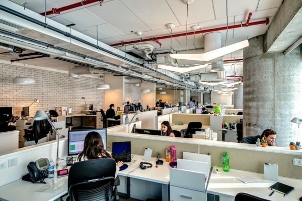 modernes office einrichtung von google büroräume