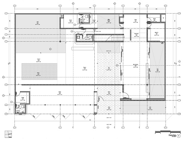 modernes Haus Bauplan Anischt 