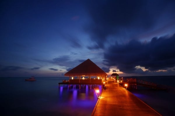 romantische Stimmung Malediven 