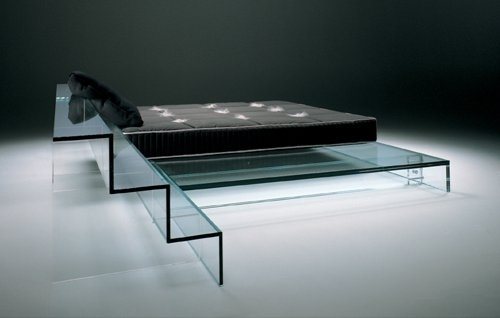 designer schlafsofa modern und kreativ treppen glas