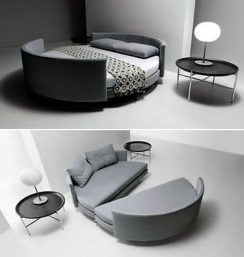 schlafsofa design modern und kreativ runde form