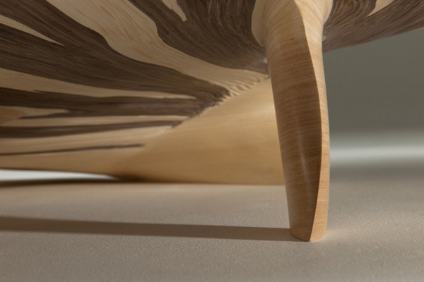 tisch design mit nautilus form liebe für details