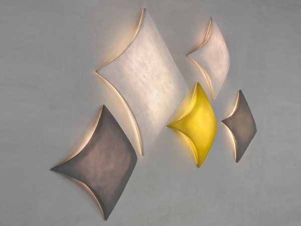 wandleuchten drachenform kite Design Silikon Arturo Alvarez