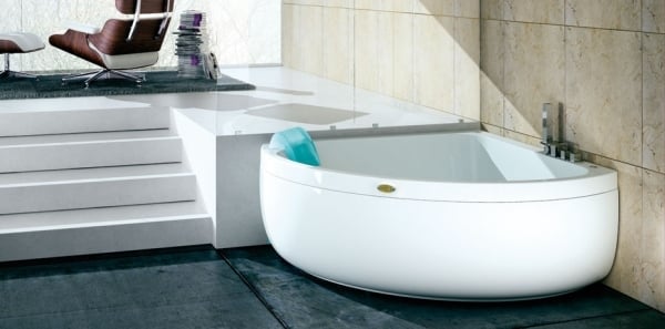whirlpool badewanne designs von jacuzzi aquasoul corner140