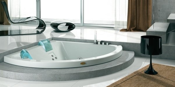 whirlpool badewanne designs von jacuzzi aquasoul corner155