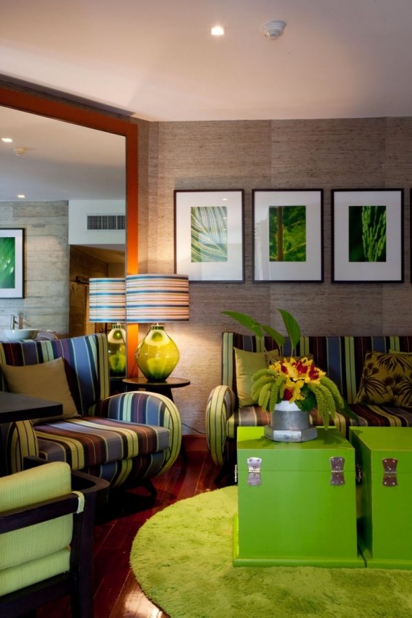 5 Sterne Hotel thailand Indigo Pearl grün streifen