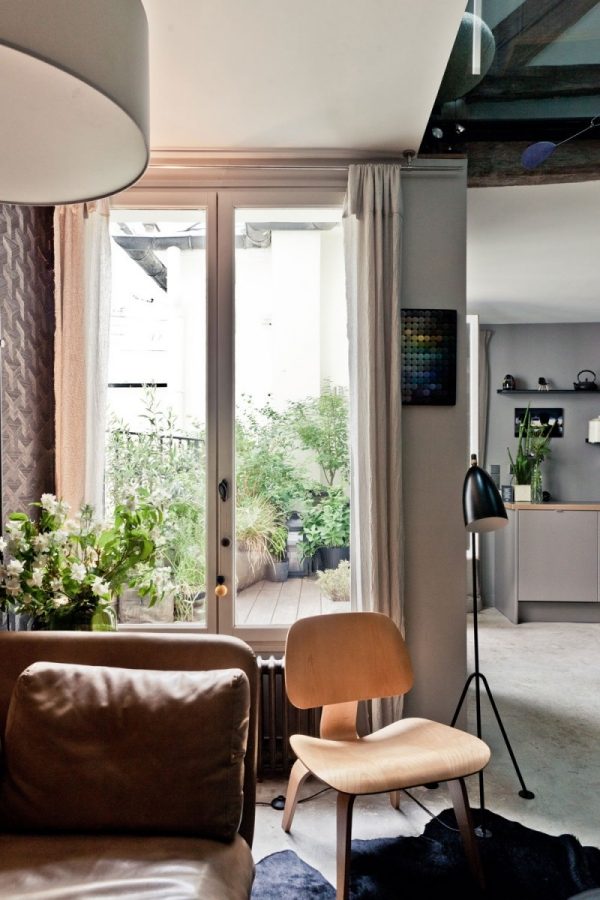 Appartement in Paris Dachterrasse-Möbel