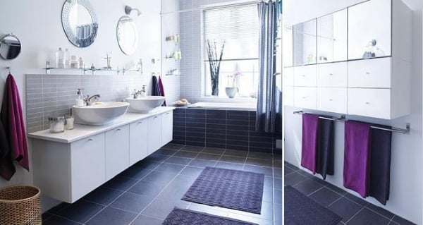 Badezimmer Boden Fliesen Design-Ideen-Ikea