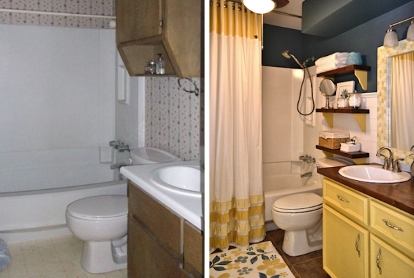 Badezimmer Renovierung-Badmöbel Duschkabine Design