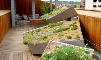 Balkon Pflanzen gärtnern Design Ideen