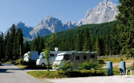 Camping Italien drei Zinnen Wohnmobile Park Sexten