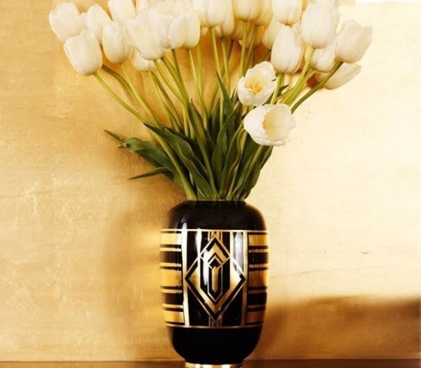 Deko-Ideen Designer-Wohnung Vase Ralph Lauren