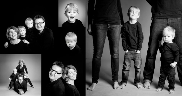 Familien Collage-Fotoshooting Geschenk ideen