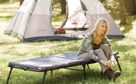 Feldbett Design Ideen Camping Urlaub organisieren