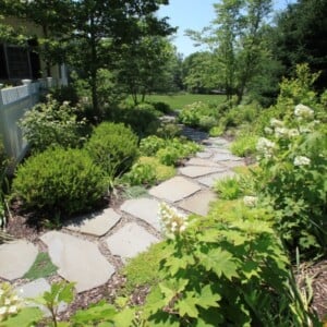 Garten Schlängelweg-Natur Stein Belag