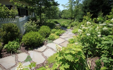 Garten Schlängelweg-Natur Stein Belag