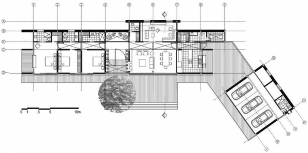 Haus Bauplan  Equador Grundriss