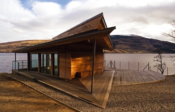 James Bond inspiriertes-Bootshaus Schottland