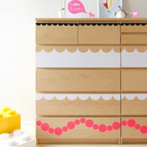 Kinderzimmer Deko Ideen Ikea Kommode aufpeppen