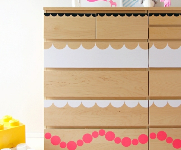 Kinderzimmer Deko Ideen Ikea Kommode aufpeppen