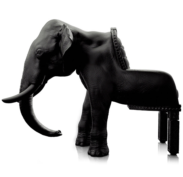 Leder Stuhl Design Elefant Animal Collection