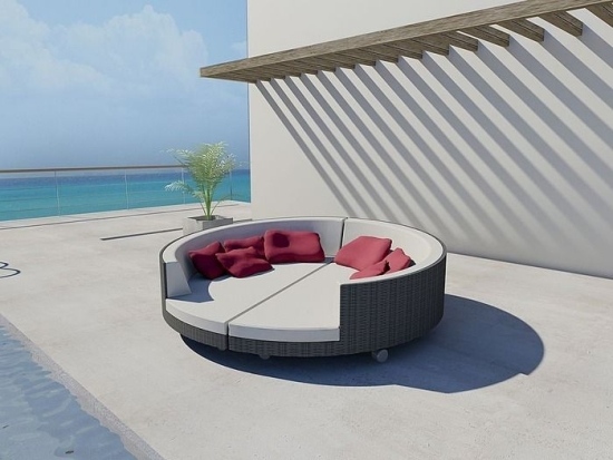 Liegecouch Design-Outdoor Möbel Lounge