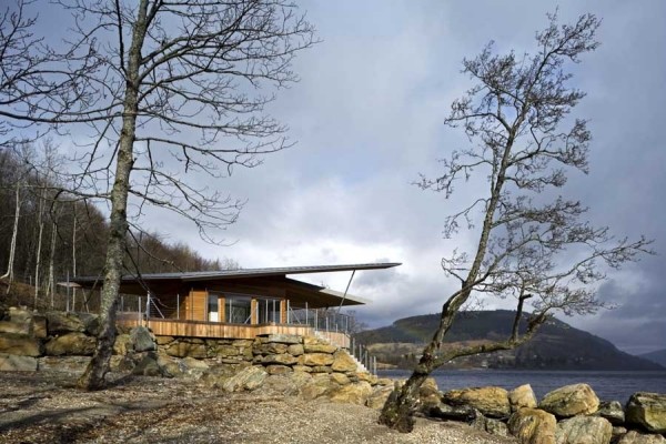 Loch Tay Bootshaus-bauen James Bond