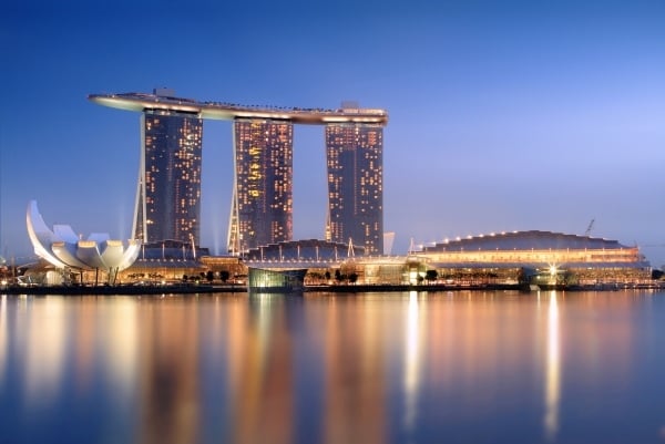 Marina bay Sands-Luxus Hotels-Singapur