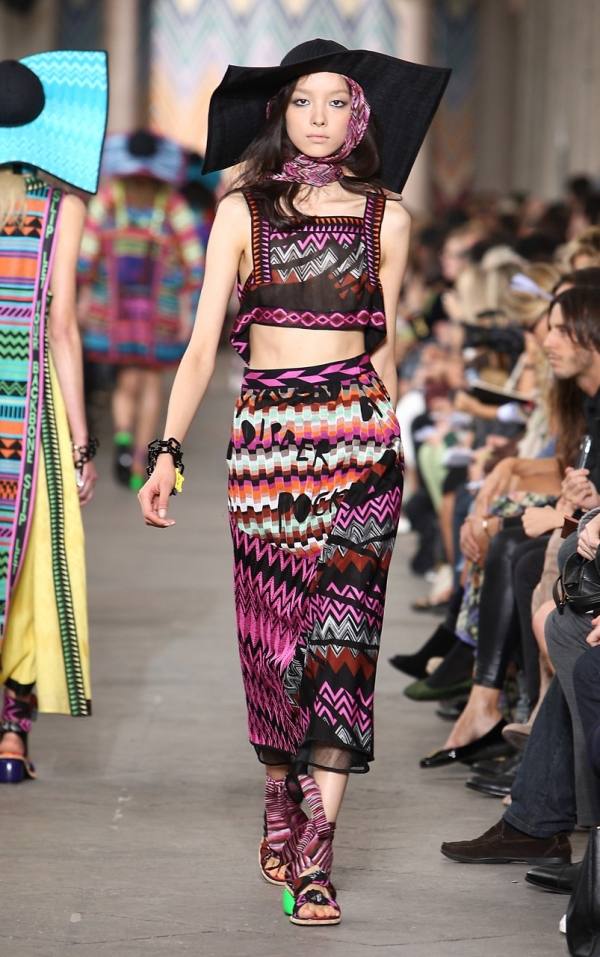 Missoni Fashion Show texturen muster home collection sehen