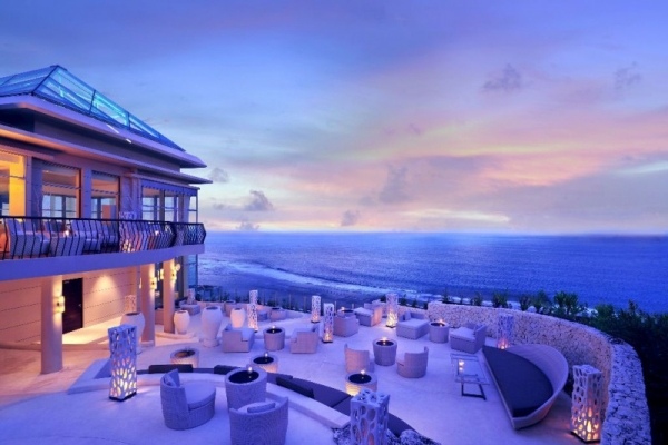 Outdoor Lounge Möbel-Luxus Villa-Meerblick Bali