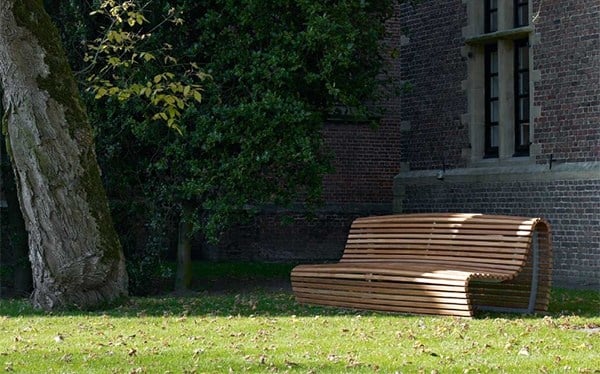 Outdoor Möbel Design Teak Holz-Gartenbank 