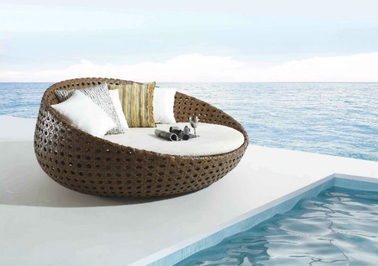Pool Outdoor-Möbel Ideen-Lounge Sessel Relax