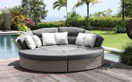 Rattanmöbel Terrasse Garten Outdoor-Lounge Set