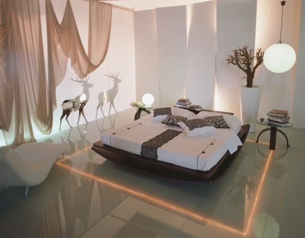 Schlafzimmer Design Indirekte Beleuchtung-Feng-Shui