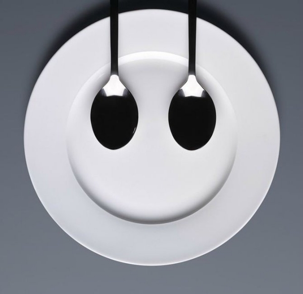 Smily Gesicht Deko Ideen Tisch-Fotoserie von de Witte