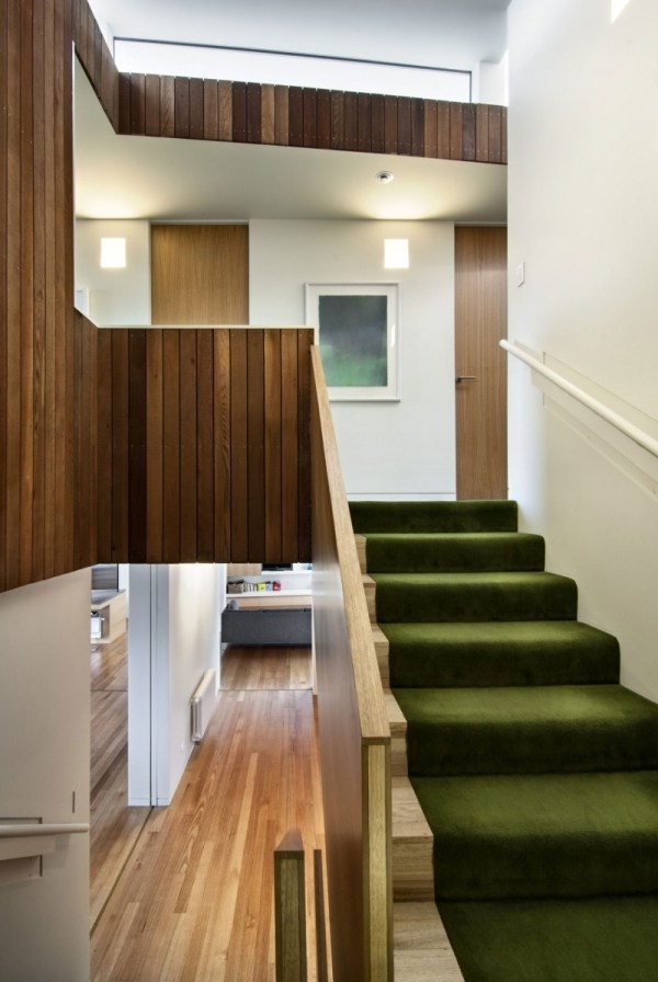 Treppen Haus Boden Verkleidung Teppich-grün Boden