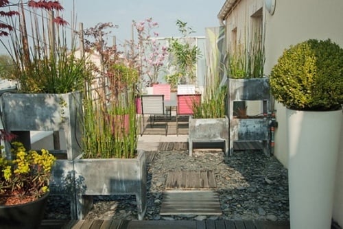 deko ideen für balkon terrasse blumenkübel pflanzen