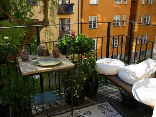 deko ideen für balkon und terrasse kleiner raum